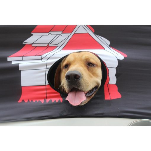 Foldable Dog Car Window Shade For Dogs ROI TEST GlamorousDogs Top 85cm Bottom 90cm Height 50cm HAPPY HOME