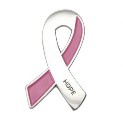 FREE Ribbon Breast Cancer Awareness Brooch Lapel Pin Badge Survivor/Believe/Hope Breast Cancer Accessories GlamorousDogs HOPE 