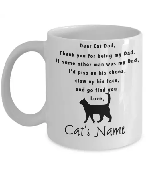 Cat Mom White Mug 2