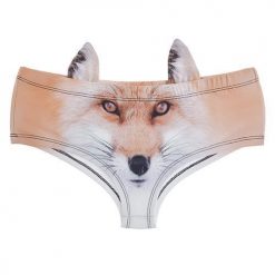 Funny 3D Animal Print Women Underwear Stunning Pets C One Size 