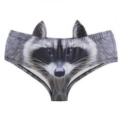 Funny 3D Animal Print Women Underwear Stunning Pets E One Size 