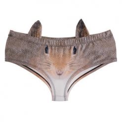 Funny 3D Animal Print Women Underwear Stunning Pets F One Size 