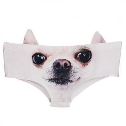 Funny 3D Animal Print Women Underwear Stunning Pets G One Size 