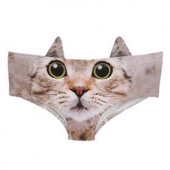 Funny 3D Animal Print Women Underwear Stunning Pets I One Size 