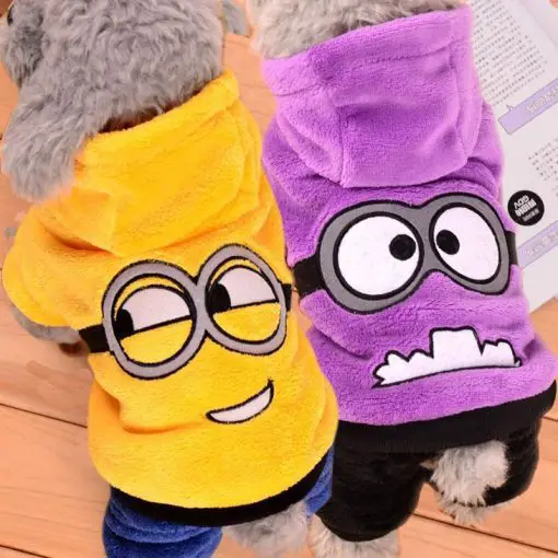 Funny Dog Clothes Warm Fleece Costume For Small Dogs Stunning Pets