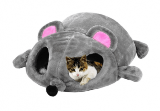 Funny Mouse Shaped Cat Bed Stunning Pets