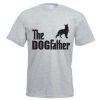 Funny Printed T-shirt: The Dogfather T-shirt | Free Shipping Stunning Pets Gray S 