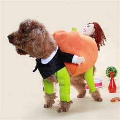 Funny Pumpkin Halloween Costume for Dogs Halloween costume GlamorousDogs 
