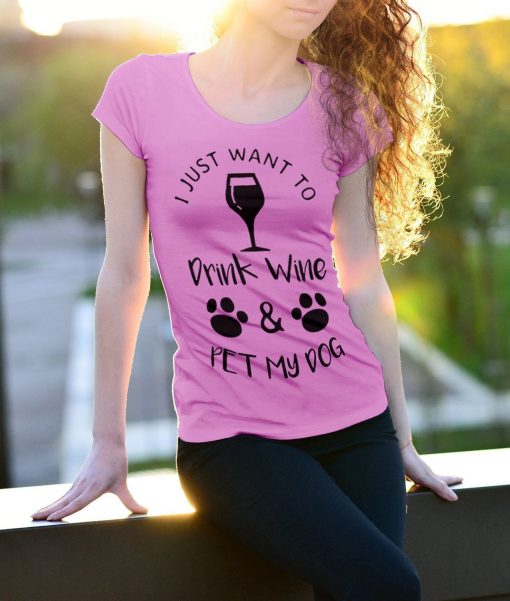 Funny Puppy Lover Partying T Shirt Stunning Pets Pink S