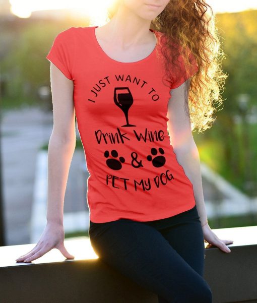 Funny Puppy Lover Partying T Shirt Stunning Pets Red S