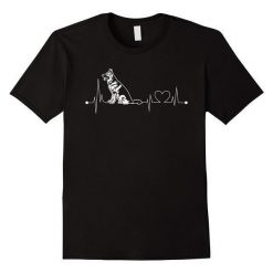 German Shepherd Heartbeat T-Shirt Stunning Pets Black S 
