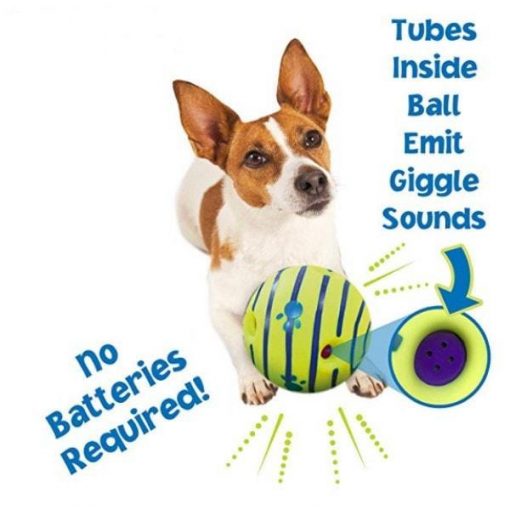 Giggle Ball Safe Training Ball With Funny Sound Pet Giggle Ball GlamorousDogs