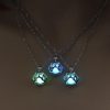 Glow in the Dark Paw necklace Stunning Pets 
