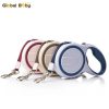 High-Grade Stable Durable Automatic Retractable Dog Traction Rope Stunning Pets Apricot 3 Meter 