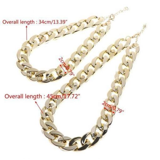 HIPHOPET™: Hip-hop-Style, Golden Chain Necklace Collar for dogs and Cats Pet Necklace GlamorousDogs