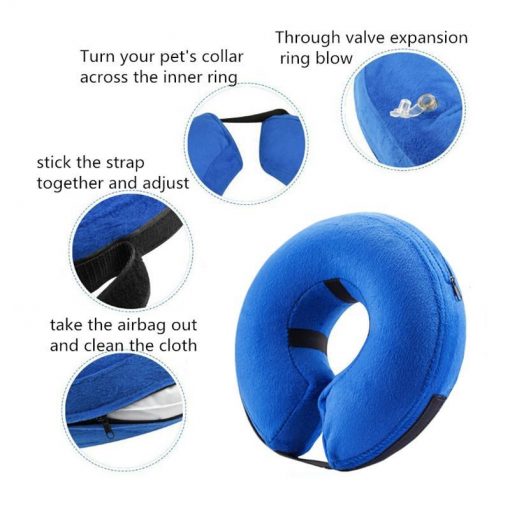 INFLATABLECOLLAR ™: The Cone to Help Dogs Heal Faster Without Limiting Them Stunning Pets