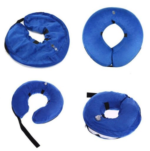 INFLATABLECOLLAR ™: The Cone to Help Dogs Heal Faster Without Limiting Them Stunning Pets S Blue
