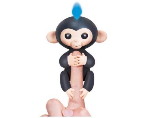 Interactive Baby Monkey Cling to Your Finger Stunning Pets Black