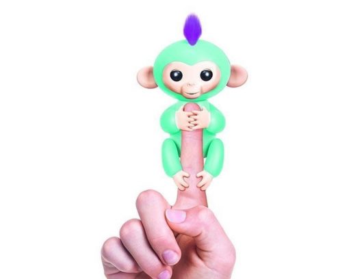 Interactive Baby Monkey Cling to Your Finger Stunning Pets Green