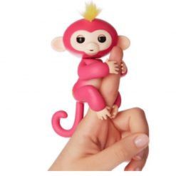 Interactive Baby Monkey Cling to Your Finger Stunning Pets Red