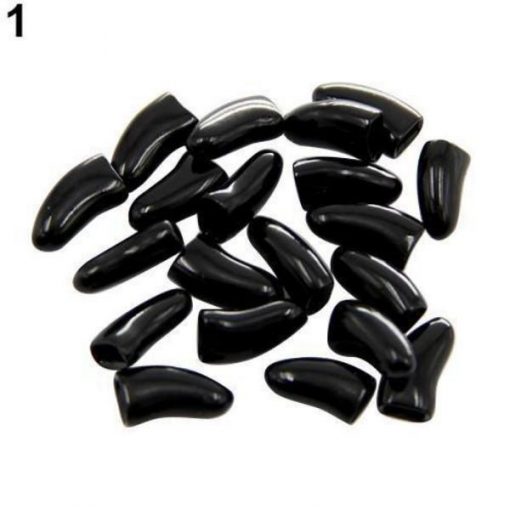 Keep Your Pet Nails Protected with the Colorful Pet Nail Caps Stunning Pets Black XS