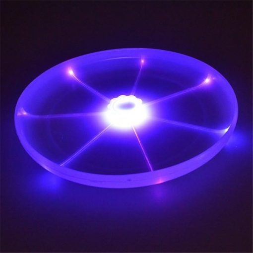 LED Flying Frisbee for Dogs | Best Fetch Toy GlamorousDogs Pink 5.1 Inch Diameter