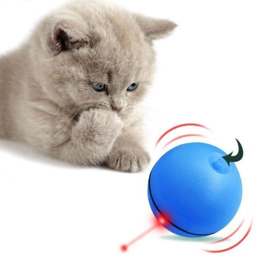 LED Laser Interactive Light Rolling Ball Electronic Cat Toy GlamorousDogs