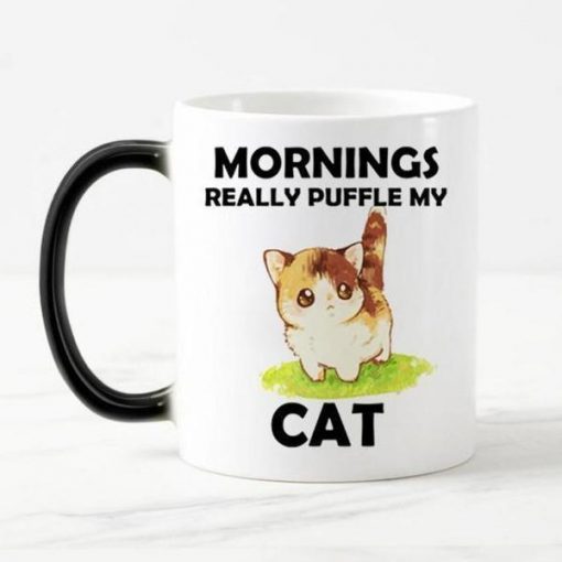 Magical Color Changing Cat Mug Stunning Pets magic mug 3 301-400ml