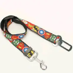Marvel Avengers Comic Dog Supplies (collar/leash/ belt/key fob) + Free Shipping Stunning Pets safety belt set 