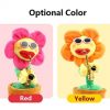 Musical Singing and Dancing Saxophone Sunflower Pet Toy GlamorousDogs Red 