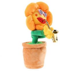 Musical Singing and Dancing Saxophone Sunflower Pet Toy GlamorousDogs Yellow