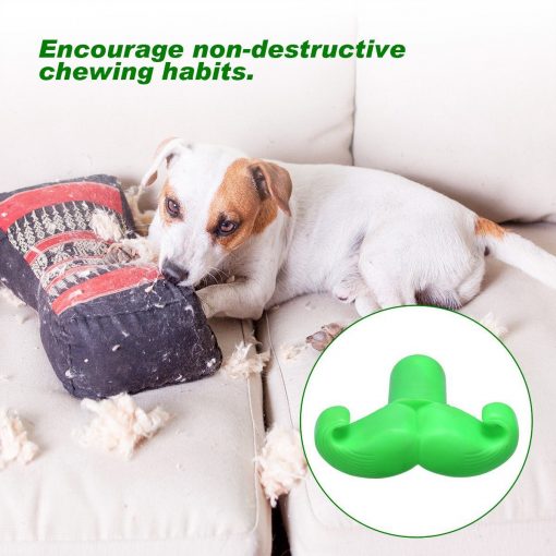 Mustache Chewing Squeaky Indestructible Dog Toy | Free Shipping Stunning Pets
