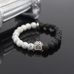 Natural Stone Paw Bracelet Essentials Stunning Pets Model 4 size s 
