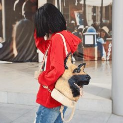 New Fashion 3d Backpack Dog Avatar Backpack Trend Casual Creative Backpack Stunning Pets