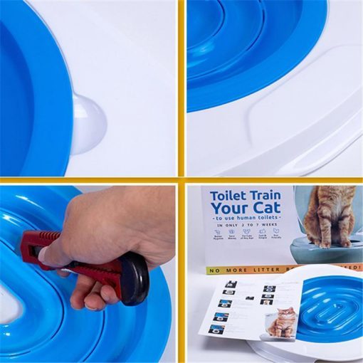 No mess collecting cat's litter with the Cat Toilet Litter Trainer Stunning Pets