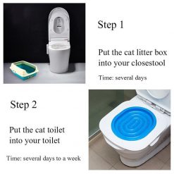 No mess collecting cat's litter with the Cat Toilet Litter Trainer Stunning Pets