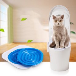 No mess collecting cat's litter with the Cat Toilet Litter Trainer Stunning Pets 