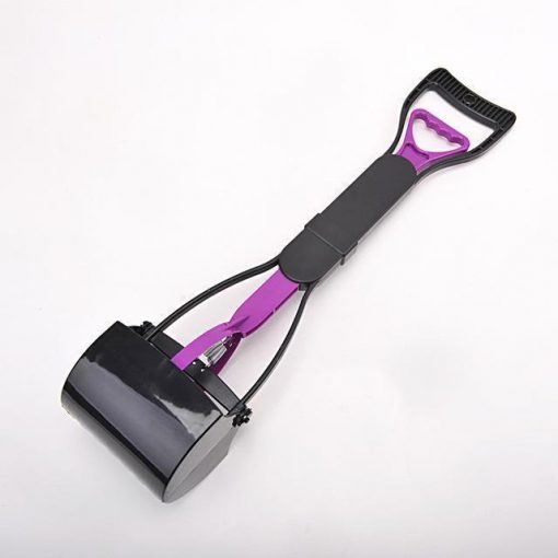 No more collecting feces with Long Handle Pooper Scooper Stunning Pets PURPLE L