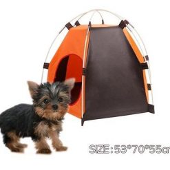Outdoor Protection Tent GlamorousDogs 53*70*55 CM Orange & Brown 