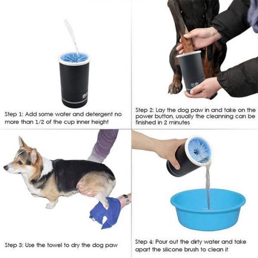 PAWTABLE™: Rechargeable Portable Paw Cleaner Paw Cleaner Glamorous Dogs Shop