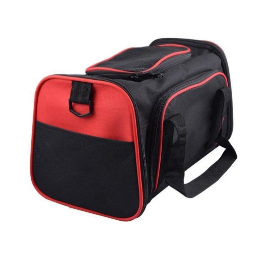 PETCARRYON™: Pet Carrier Bag for Getting Your Pet Everywhere With You High Ticket GlamorousDogs Fits 14 Pound Pets Black & Red