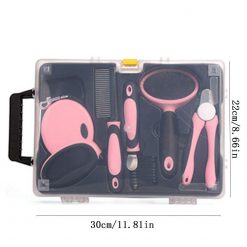 Pet Grooming Tool Kit Grooming Tool Kit GlamorousDogs Pink 