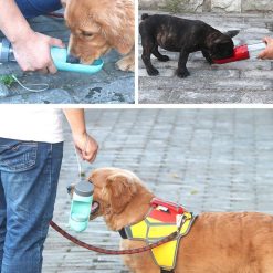 Portable One-handed Watering Bottle Dispenser Dog Bottle GlamorousDogs 