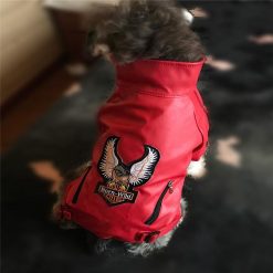 Waterproof Hardcore Style Jacket For Medium/Larger Dogs (leather) 12
