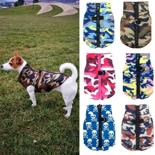 Most Affordable Waterproof Camouflage Dog Jacket For Winter 1