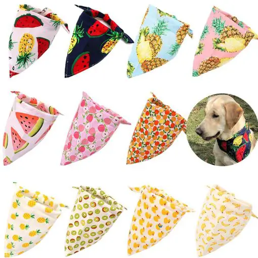HQ 50 Pets Colorful Christmas & Summer Bandannas (Cats & Dogs) 12