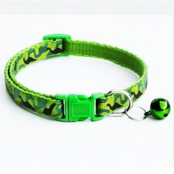 Colorful & Stylish Nylon Dog Collar + Bell (soft/adjustable/multiple options) 18