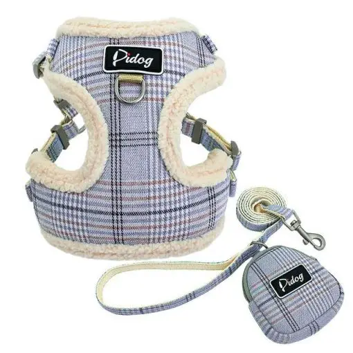 No Pull Adjustable Chihuahua Puppy Cat Harness Leash Set For Small Medium Dogs Coat 3