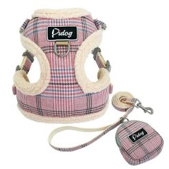 No Pull Adjustable Chihuahua Puppy Cat Harness Leash Set For Small Medium Dogs Coat 12