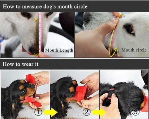 Best Breathable Dog Muzzle - 5 colors / 5 Sizes (optional) 5